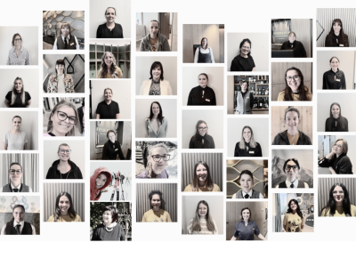 Hier sind Frauen unseres Feuerstein Teams die sich für den Internationalen Tag der Frau zeigen.