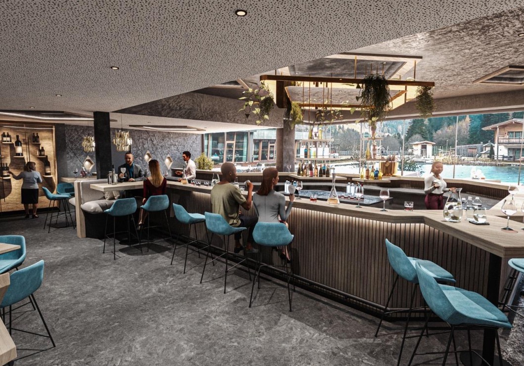Rendering neue Bar - gerade im Bau.