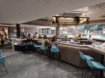 Rendering neue Bar - gerade im Bau.