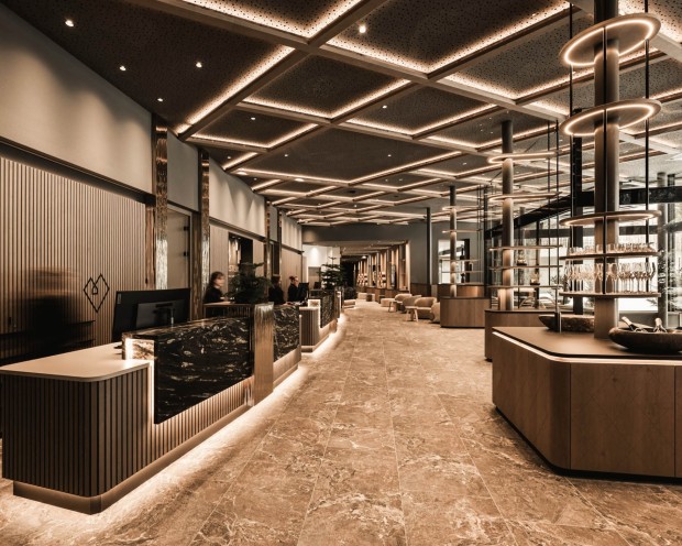 Rezeptionsfoto von der Seitenperspektive