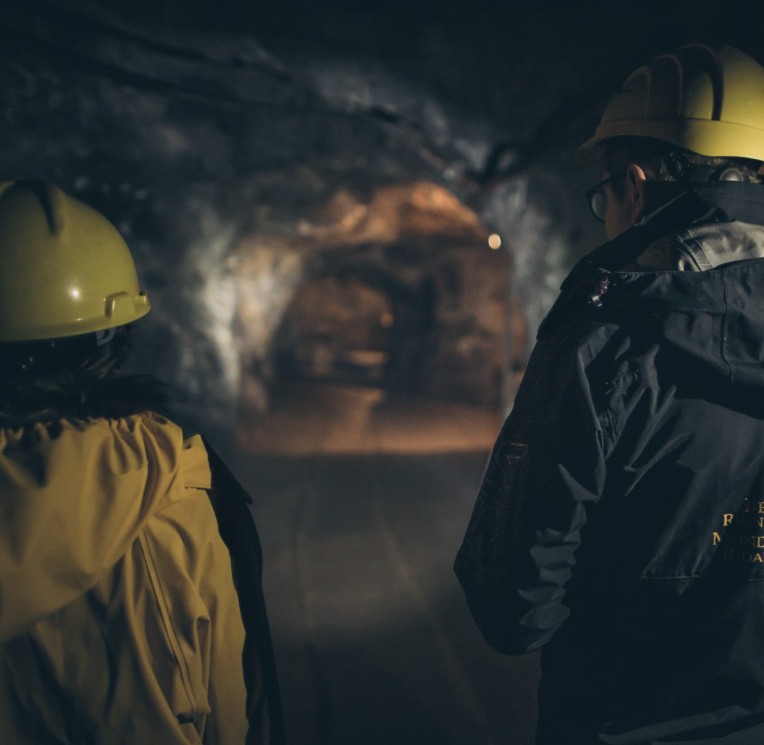 Das Bergbaumuseum in der Nähe des Hotels der Familie Feuerstein in Südtirol