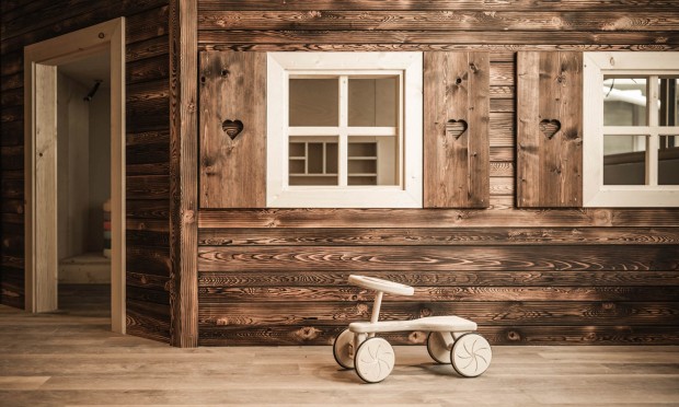 Begehbares Puppenhaus für Kinder