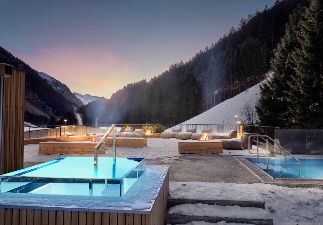 Ice pool on the roof terrace of the Adults Only area