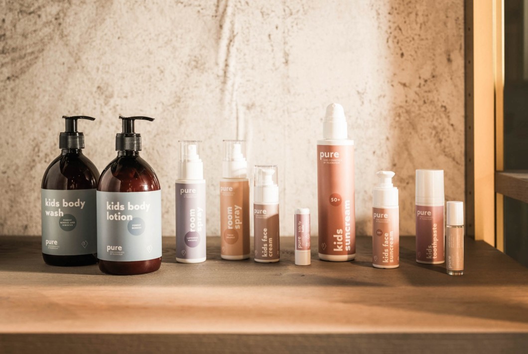 neue Kinderkosmetik Linie - pure kids cosmetics by Feuerstein im Concept Store