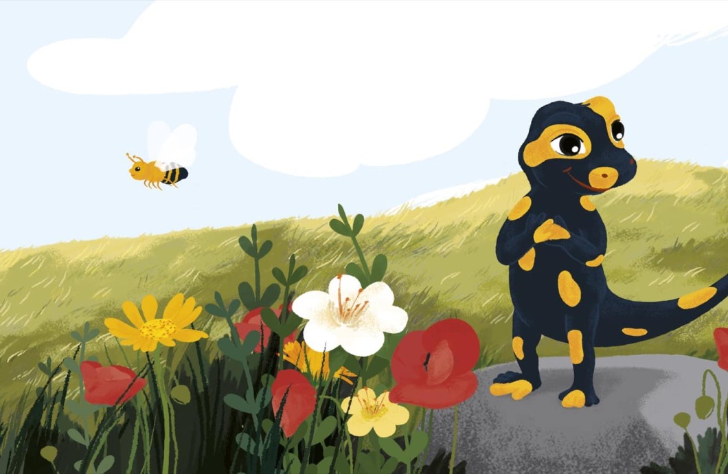 Das Maskottchen Flammi im Familienhotel Feuerstein in Südtirol