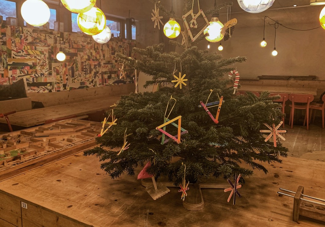 Geschmückter Christbaum