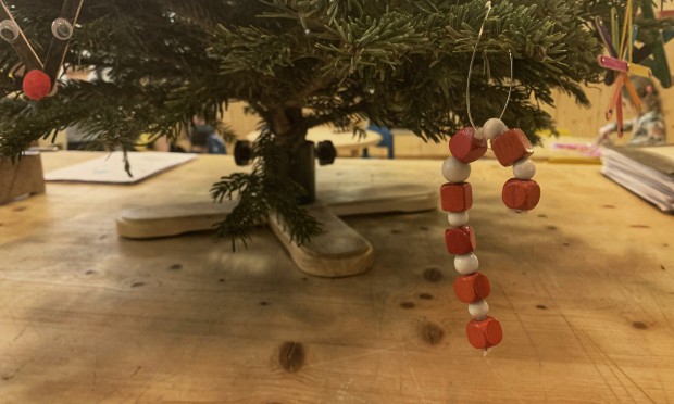 Selbstgebastelter Weihnachtsbaumschmuck