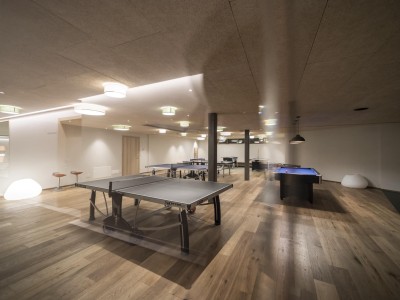 Einblick in den Spieleraum