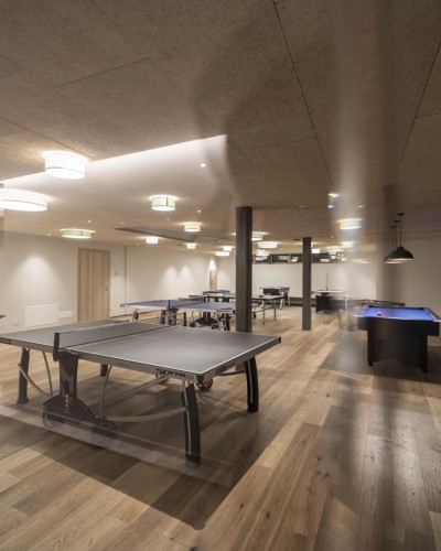 Einblick in den Spieleraum