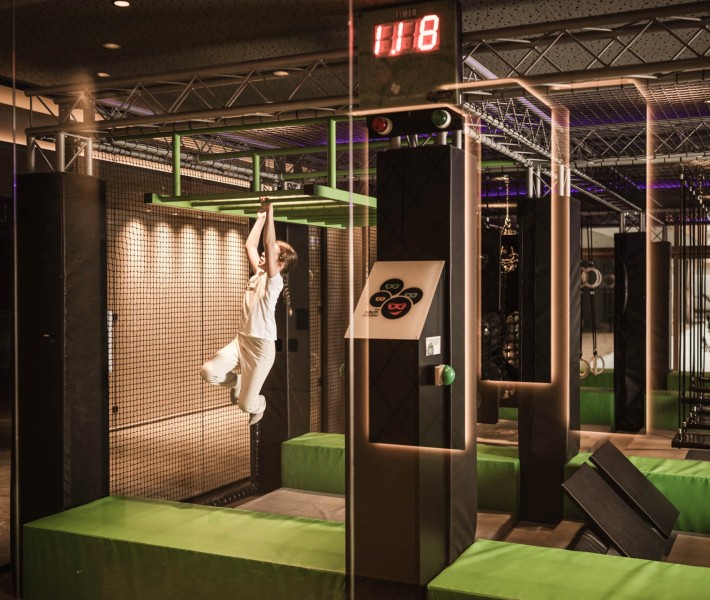 Ninja Warrior Parcour für Kinder