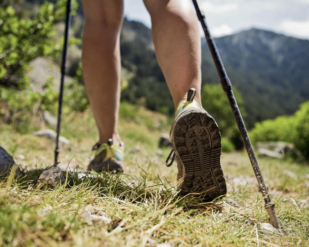Nordic Walking in der Nähe vom Familienhotel Feuerstein, dem idealen Ort für Urlaub in den Bergen mit Kindern
