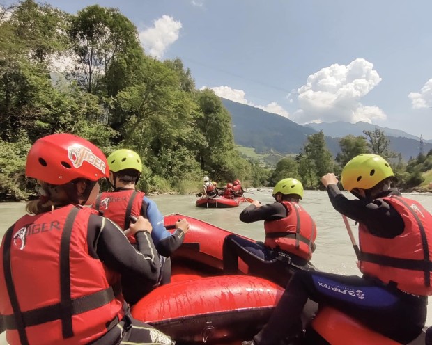 Rafting im Eisack